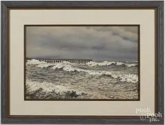 Untitled by Peter Cameron, watercolor, sold Jan 2017