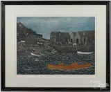 Untitled by John Neville, circa 1890, engraving, sold Jan 2017