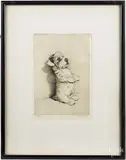 of a terrier by Cecil Aldin, engraving, sold Jan 2017