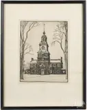 Untitled by Edward Smith, engraving, sold Jan 2017