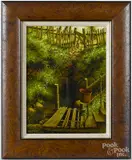 Untitled by Harold T. Anderson, oil on board, sold Jan 2017