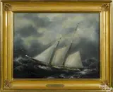 ship portrait by William Pierce Stubbs, oil on canvas, sold Jan 2017