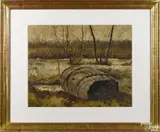 Untitled by Jamie Wyeth, watercolor, offered Jan 2017