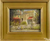 street scene by Charles W. Patterson, oil on board, offered Jan 2017