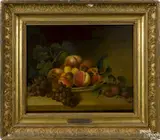 still life with fruit by James Peale, oil on panel, offered Jan 2017