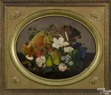 still life with flowers by Mary Husted Bangs, oil on canvas, sold Jan 2017