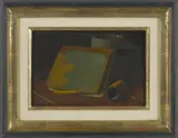 still life with a book and pipe by John F. Peto, oil on board, sold Jan 2017