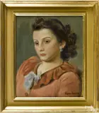 portrait of Irene by Eugene Speicher, oil on canvas, offered Jan 2017