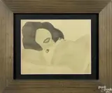 study for American Nude by Tom Wesselmann, pencil, offered Jan 2017