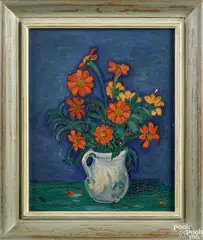 Untitled by David Y. Ellinger, oil on canvas, offered Jan 2017