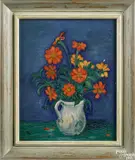 Untitled by David Y. Ellinger, oil on canvas, offered Jan 2017