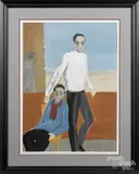 Untitled by Donald Stanley Wilf, gouache, offered Dec 2016