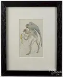 Untitled by Emlen Etting, ink and watercolor, offered Dec 2016