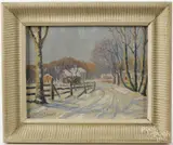 Untitled by Elsie R. Scull, oil on board, offered Dec 2016