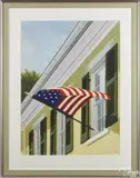 titled 4th of July at Home by Thomas A. Newnam, watercolor, offered Nov 2016