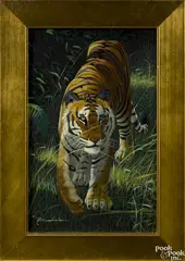 Untitled by Randy Hendricks, acrylic on board, offered Nov 2016