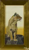 Untitled by Randy Hendricks, oil on board, offered Nov 2016