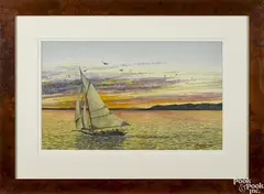 Untitled by Billy Haines, watercolor, offered Nov 2016