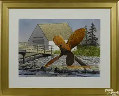 Untitled by William B Hoyt, watercolor, offered Nov 2016