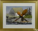 Untitled by William B Hoyt, watercolor, offered Nov 2016