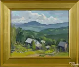 landscape by Eric Tobin, oil on panel, offered Nov 2016