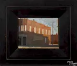 Untitled by Jon Redmond, oil on board, offered Nov 2016