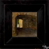 Untitled by Jon Redmond, oil on board, offered Nov 2016