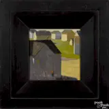 Untitled by Jon Redmond, oil on board, offered Nov 2016