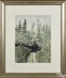 Untitled by Ann Wyeth McCoy, watercolor, offered Nov 2016