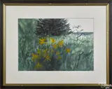 Untitled by Ann Wyeth McCoy, watercolor, offered Nov 2016