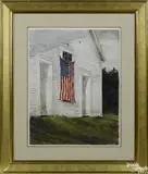 Untitled by Stephen Hodecker, watercolor, offered Nov 2016