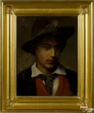 portrait of a man by F. E. Wright, oil on canvas, offered Nov 2016