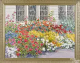 of flowers by June Cary, oil on canvas, offered Nov 2016