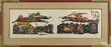 Untitled by Guillermo Silva, color engraving, offered Nov 2016