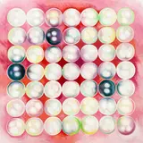 Forty Nine Pearls by Lowell Nesbitt, 1985, oil on canvas, sold Oct 2022