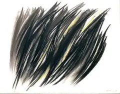 Composition by Hans Hartung, 1959, Pastel, sold Jun 2007