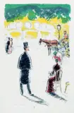 Le Fiacre et le carrousel by Kees van Dongen, Lithographie, sold Dec 2012