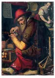 Le Compteur de grains d'orge by Pieter Pietersz, 1567, Panneau, une planche parquetée, sold Nov 2012