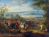 Charge de cavalerie by Adam Frans van der Meulen, Toile, sold Nov 2012