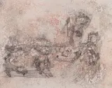 Composition by Camille Bryen, Lithographie, sold Jun 2022