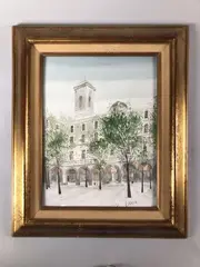 La martinière by Georges Damin, Aquarelle, sold Jun 2022