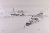 Les quais à Lyon by Georges Damin, Lithographie, sold Jun 2022