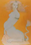 Le Sphinx by Léonor Fini, Lithographie, d'un tirage à, sold Jun 2022