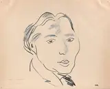 Cortot mondain. 1926 by Henri Matisse, Lithographie sur Japon avec le monogramme dans la planche, sold Jun 2020