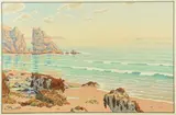 La Plage by Henri Rivière, Lithographie originale, sold Jun 2020