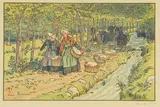Lavoir à Tréboul by Henri Rivière, Lithographie originale, sold Jun 2020