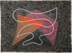 Relief n°75 by César Domela, 1961, Gouache sur papier, sold Nov 2019