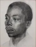 Portrait de jeune antillais by Pierre Bodard, Crayon sur papier, sold Mar 2012