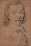 Portrait de Charles de Valois, duc d'Angoulême by Philippe de Champaigne, Crayon noir et rehauts de craie blanche sur papier chamois, sold Feb 2012
