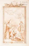 Le baptême de Clovis?? by Charles Monnet, Plume et encre noire sur traits de crayon noir, lavis brun, sold Mar 2020